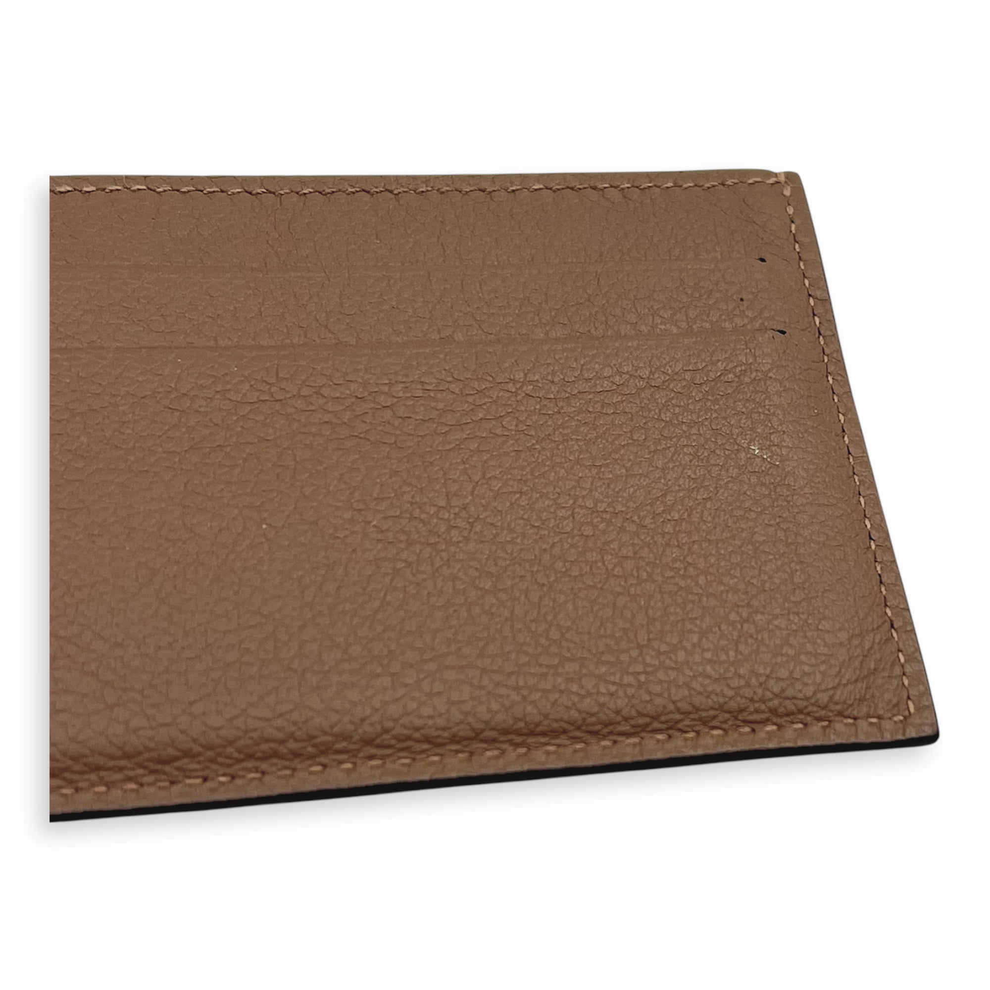 Evercolor Twill Card holder Brown Card Holder in Calfskin - Image 7