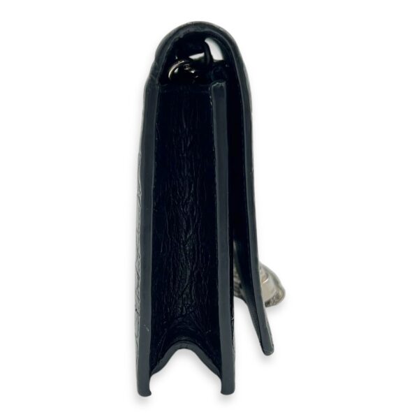 Kate Tassel Black Crossbody Bag in Calfskin, Silver hardware - Image 4