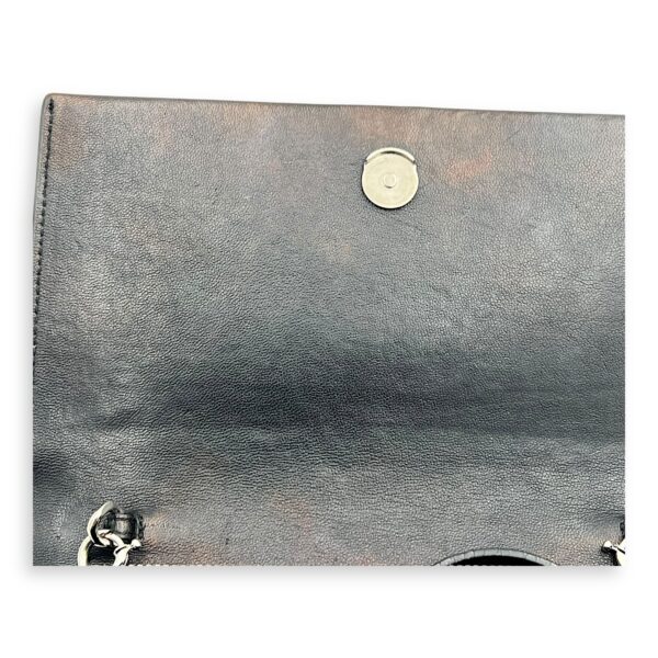 Kate Tassel Black Crossbody Bag in Calfskin, Silver hardware - Image 9