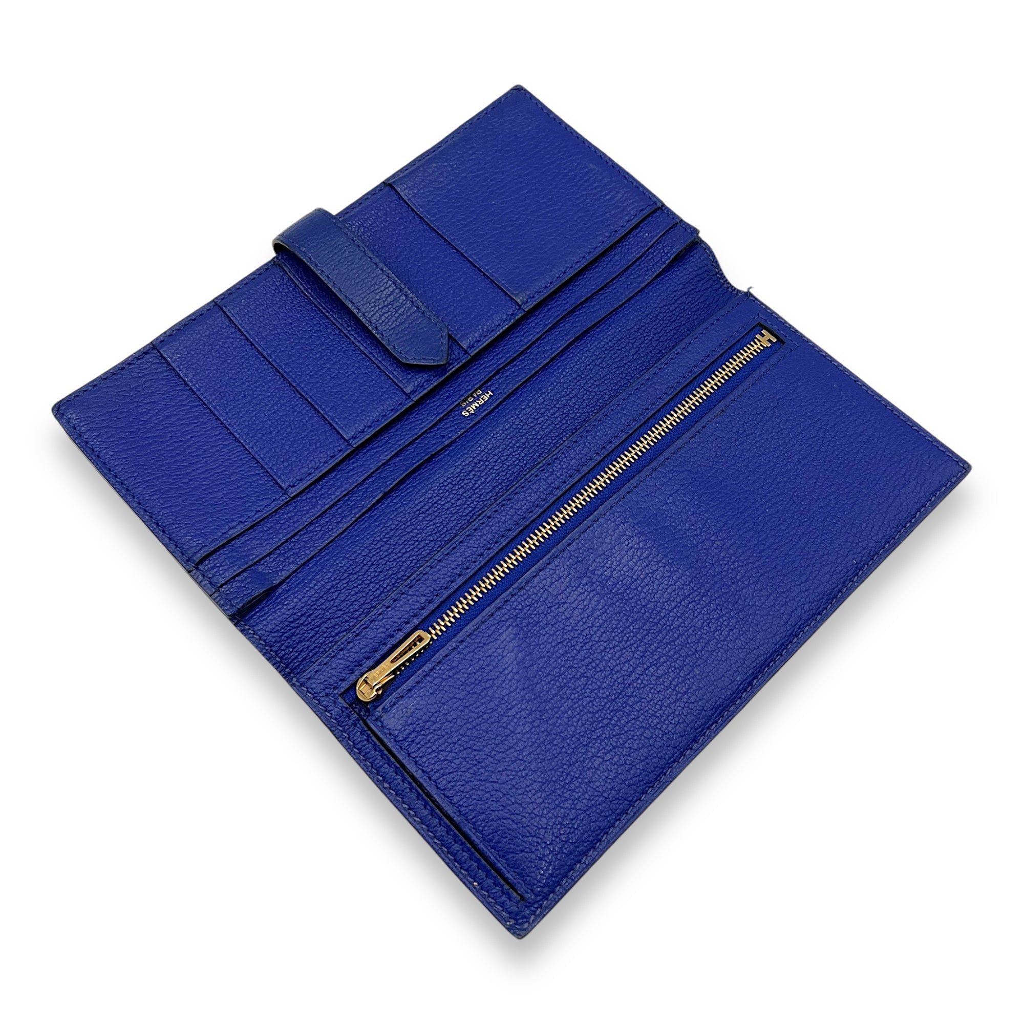 Bearn Blue in Chevre Mysore, Gold hardware - Image 11