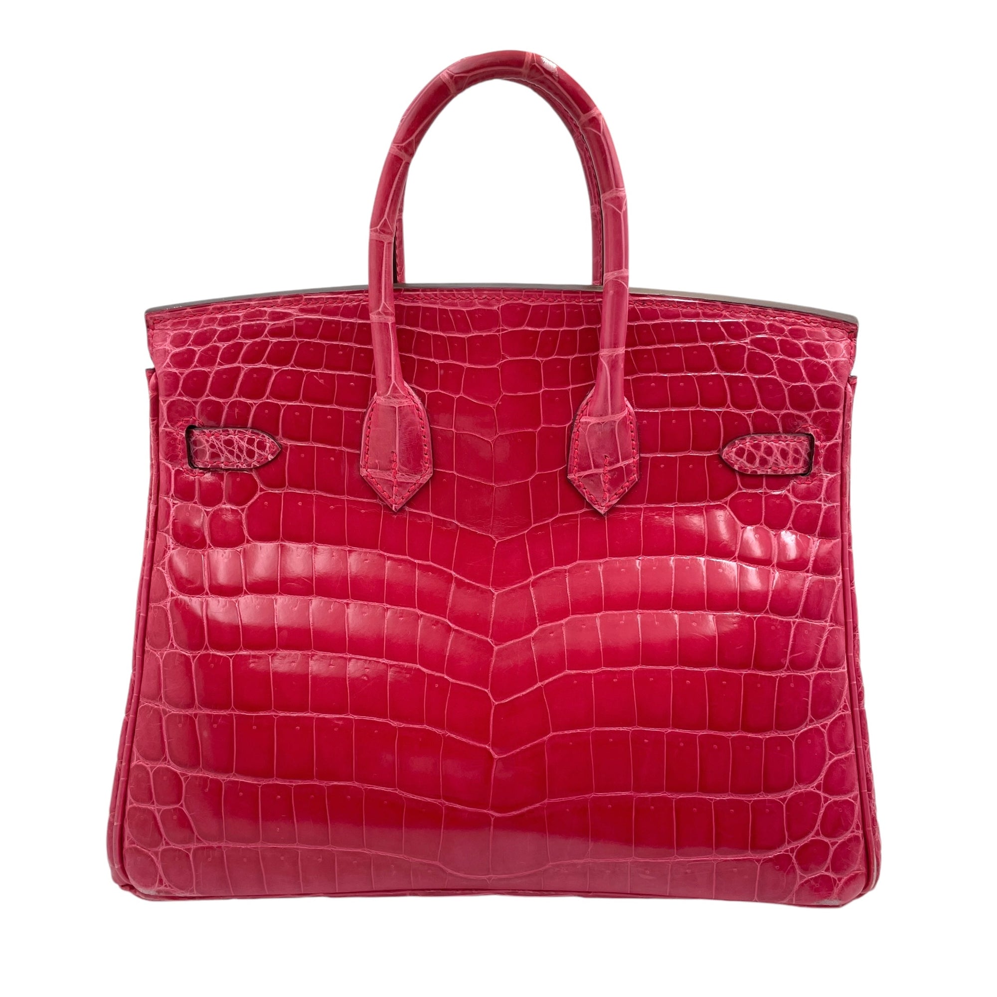 Birkin 25 Rose Extreme in Shiny Niloticus, Palladium hardware - Image 3