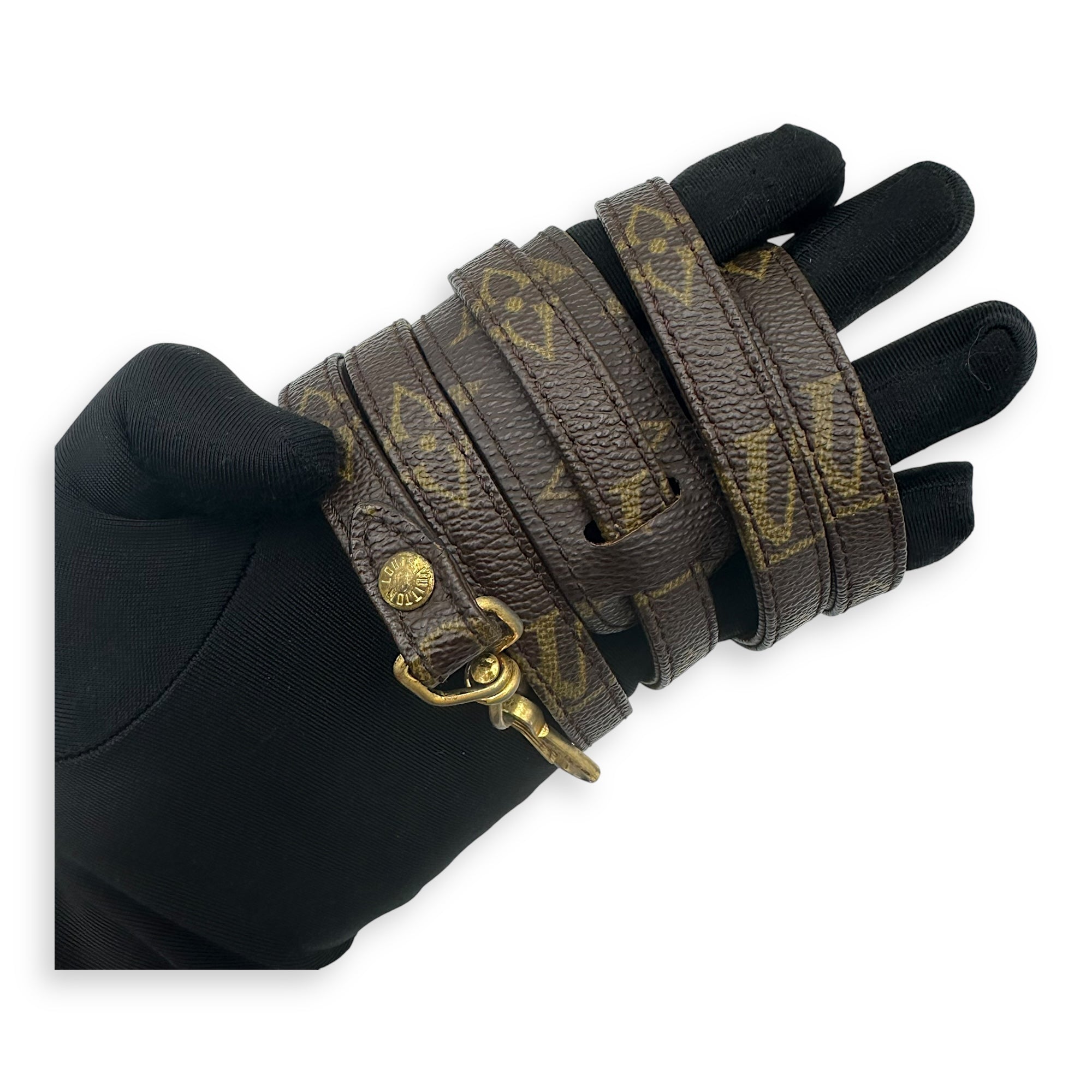 Speedy Top Handle Bag Brown in Monogram Coated Canvas, Gold hardware - Image 17