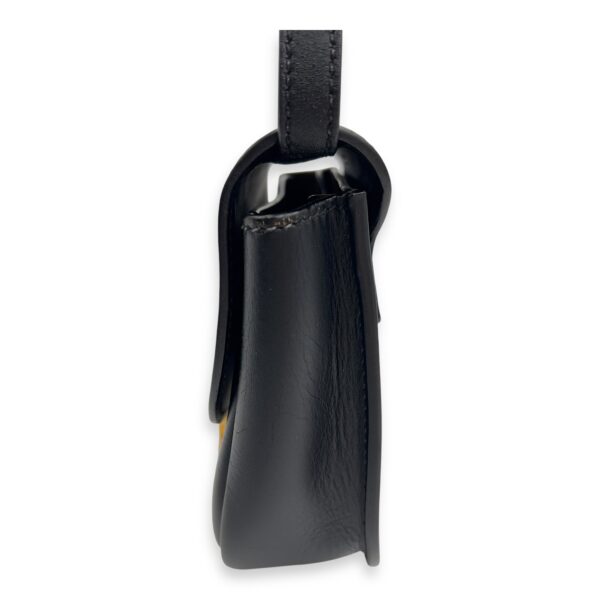 Kaia Crossbody Bag Black in Calfskin, Gold hardware - Image 5