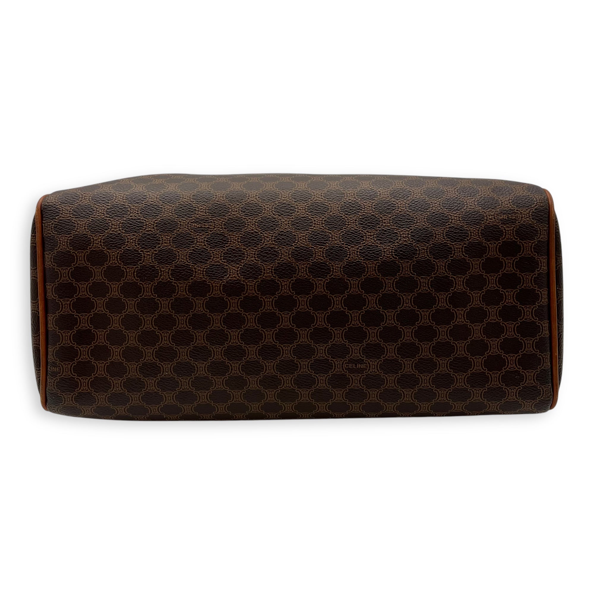 Macadam Top Handle Bag Brown in Coated Canvas, Gold hardware - Image 6