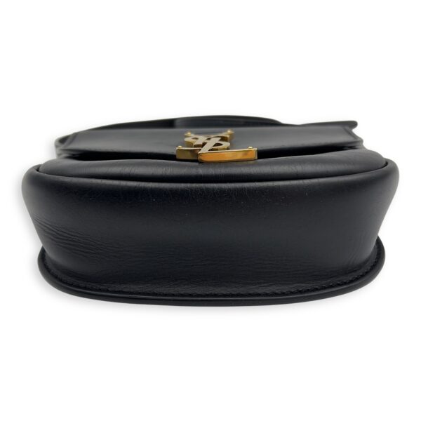 Kaia Crossbody Bag Black in Calfskin, Gold hardware - Image 4