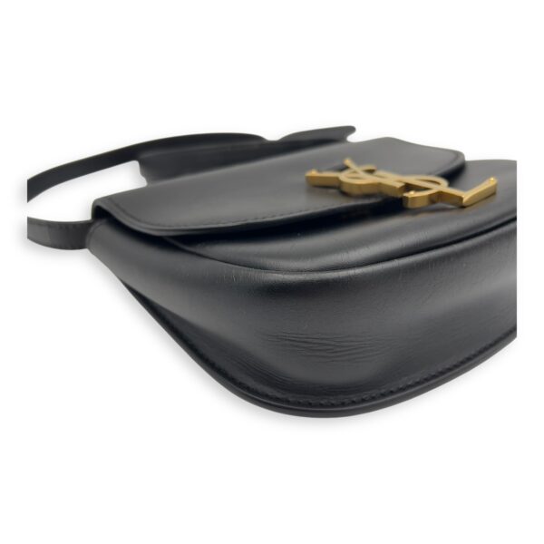 Kaia Crossbody Bag Black in Calfskin, Gold hardware - Image 8