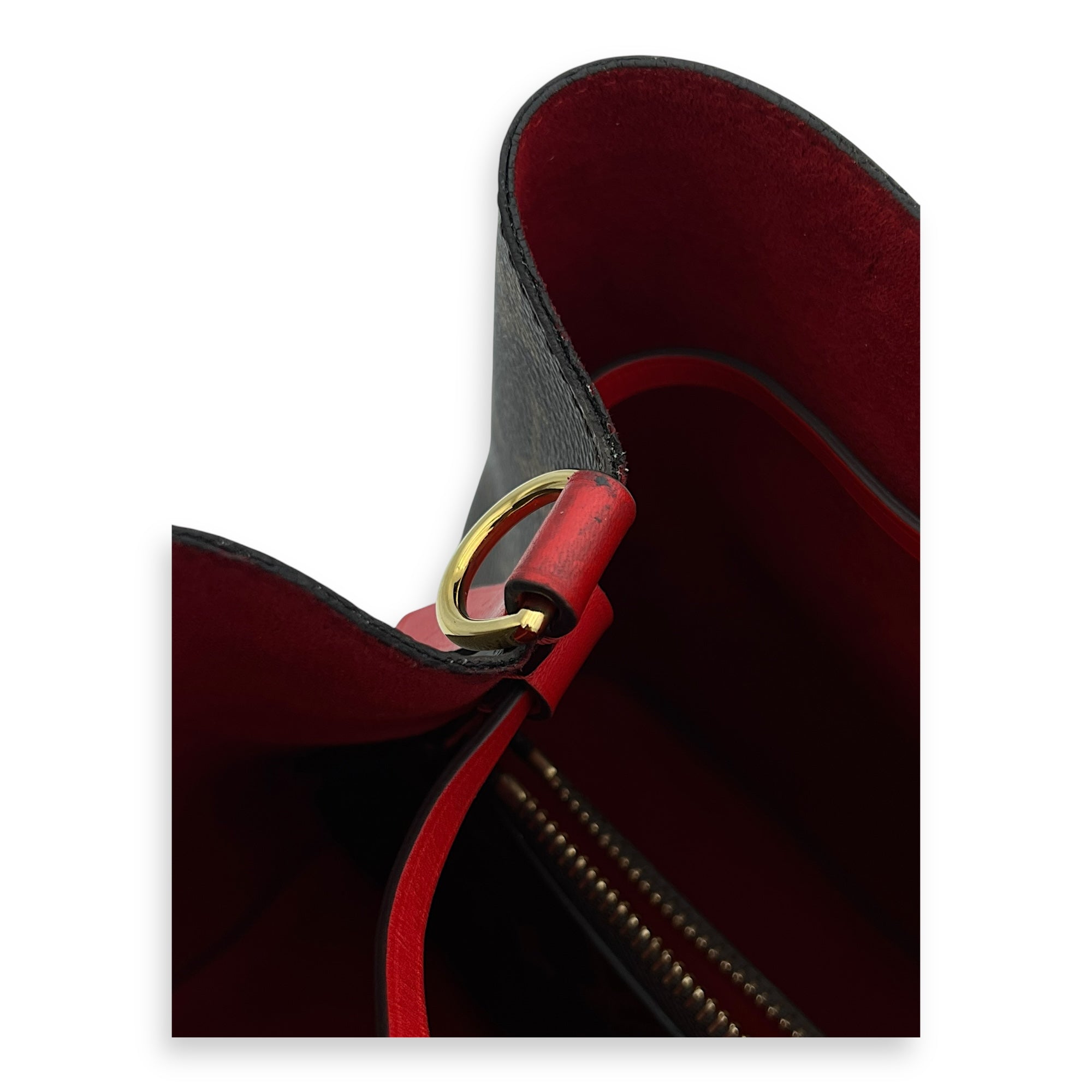 NeoNoe Crossbody Bag Brown in Monogram Coated Canvas, Gold hardware - Image 9