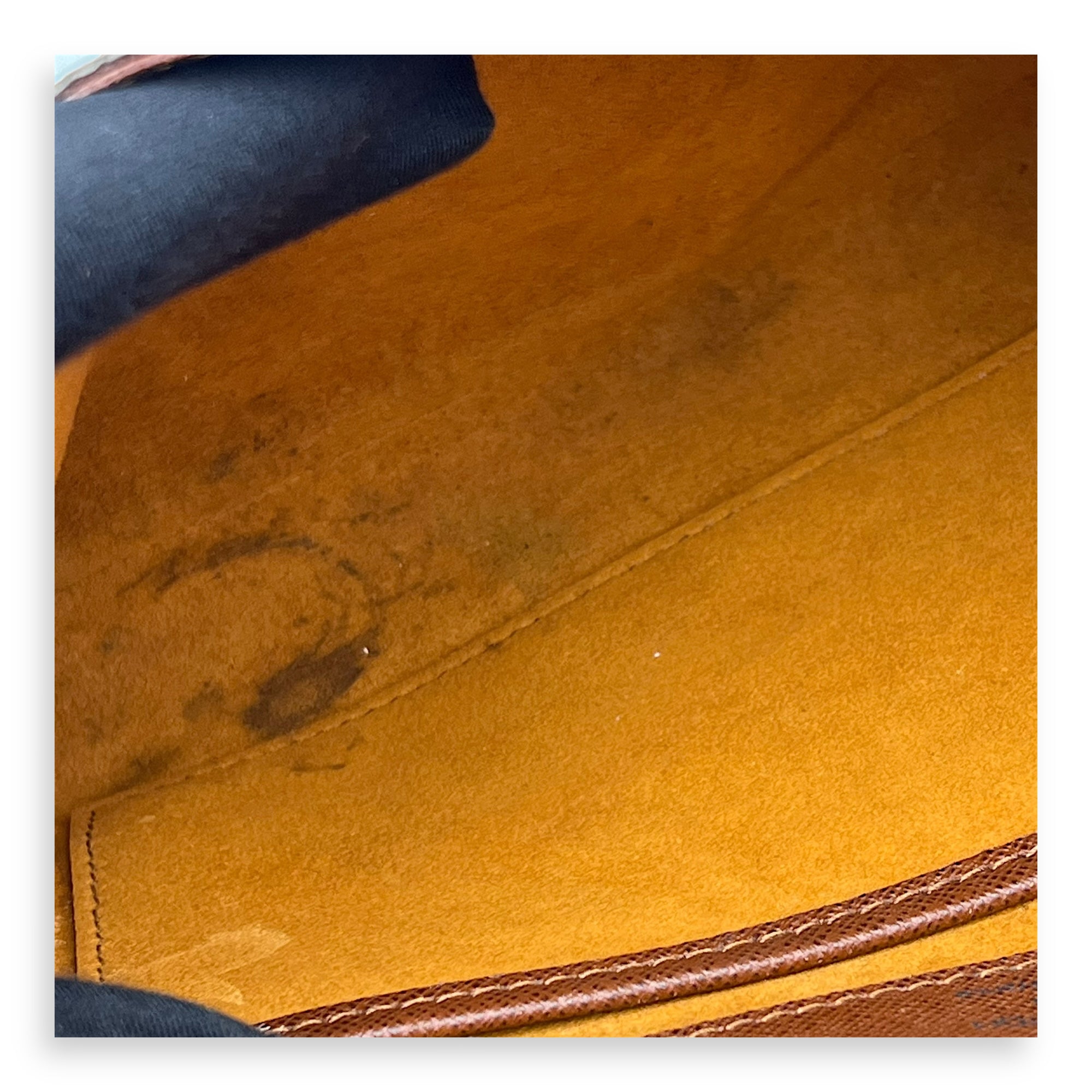 Musette Tango Brown Shoulder Bag in Coated Canvas, Gold hardware - Image 9