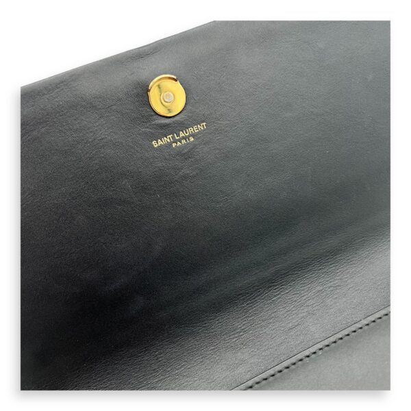 Kate Crossbody Bag Black in Calfskin, Gold hardware - Image 11