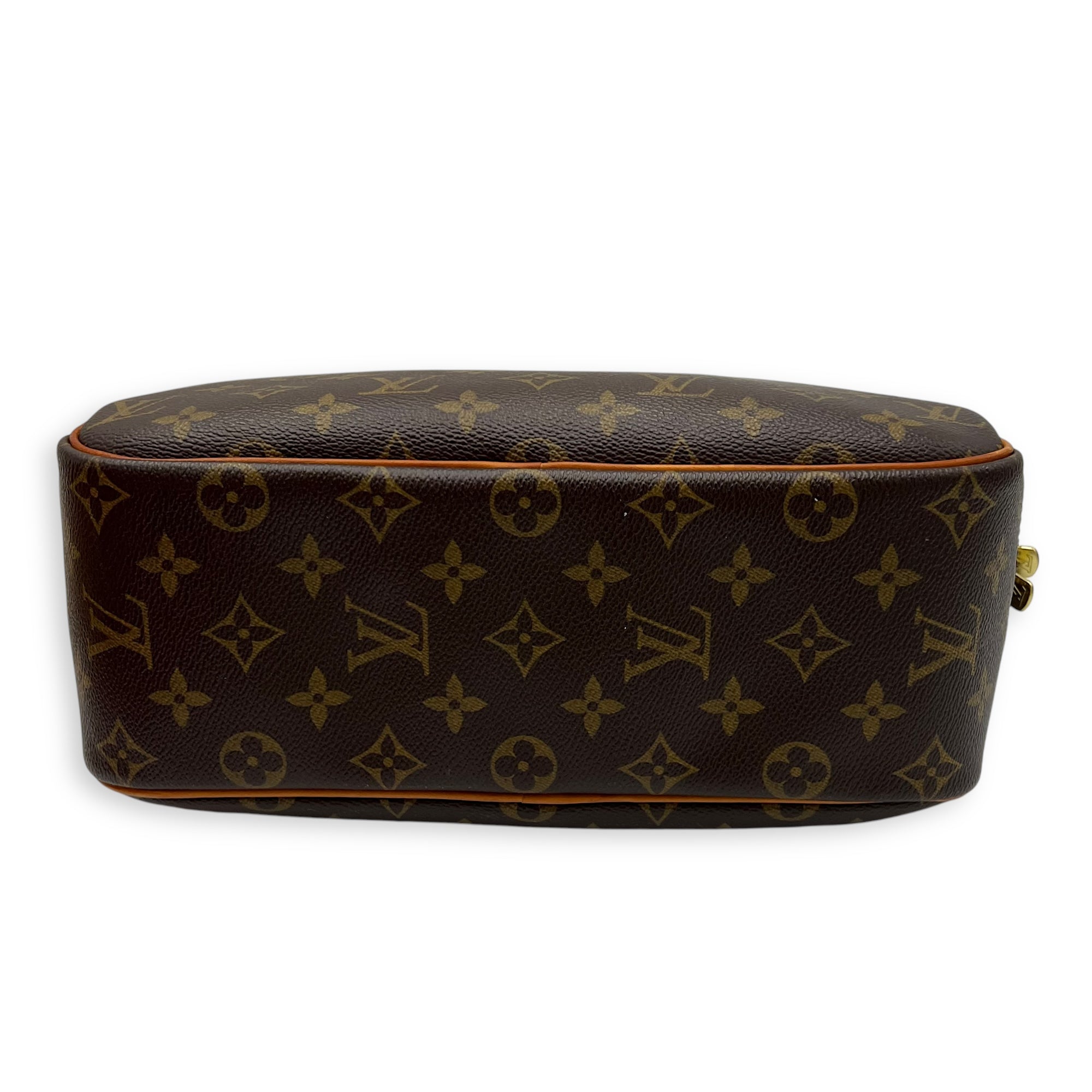 Trouville Top Handle Bag Brown in Monogram Coated Canvas, Gold hardware - Image 6