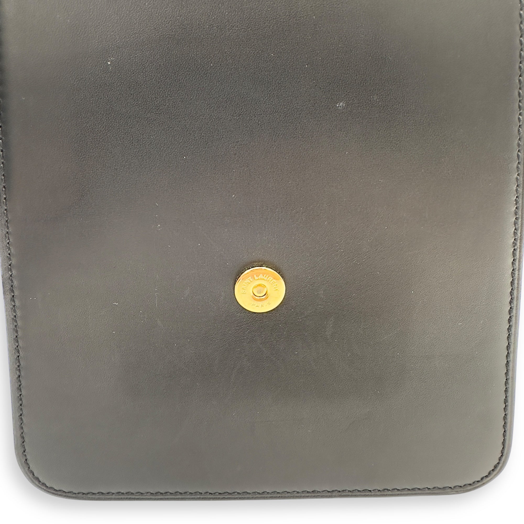 Kaia Crossbody Bag Black in Calfskin, Gold hardware - Image 13