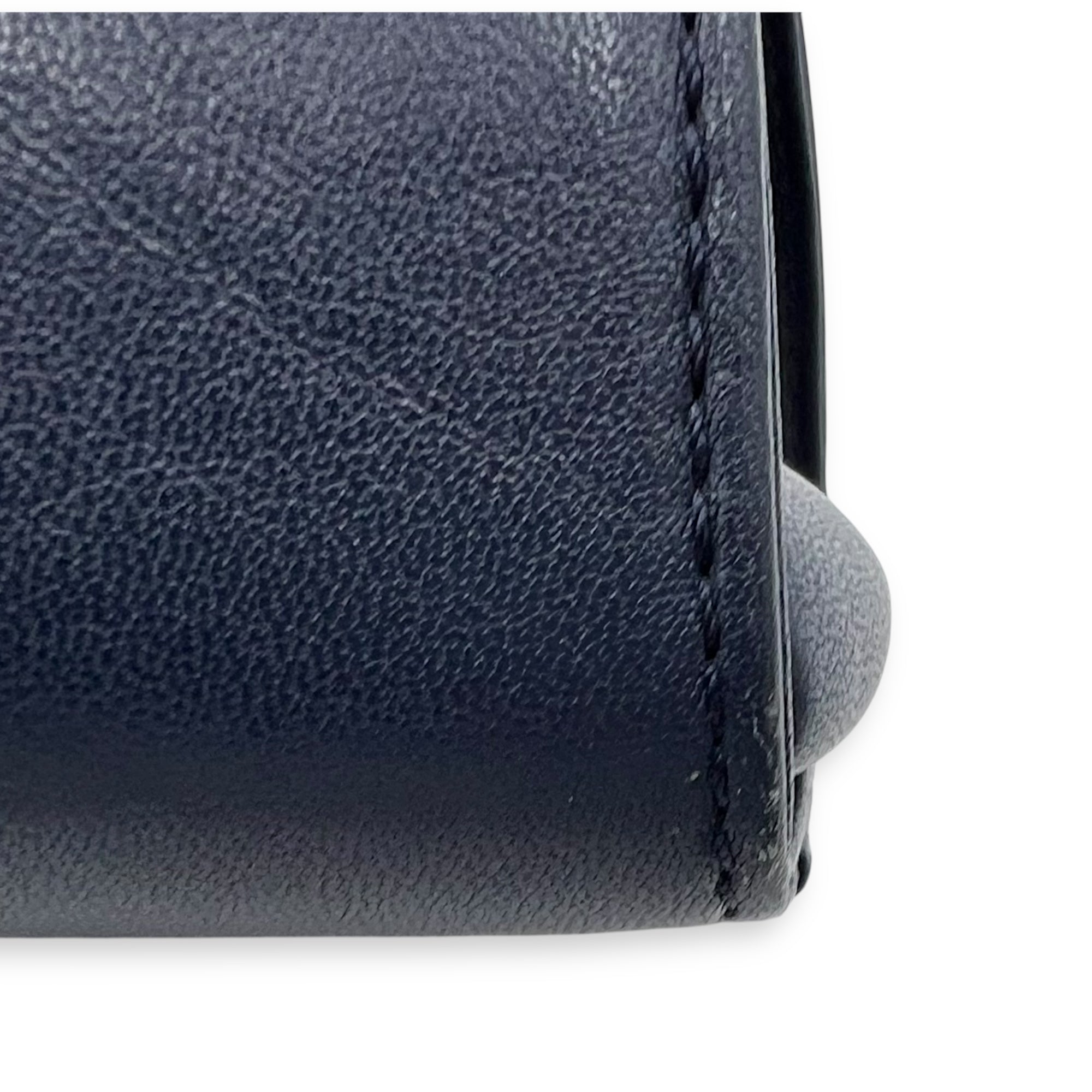 CC Shoulder Bag Blue in Calfskin, Gold hardware - Image 16