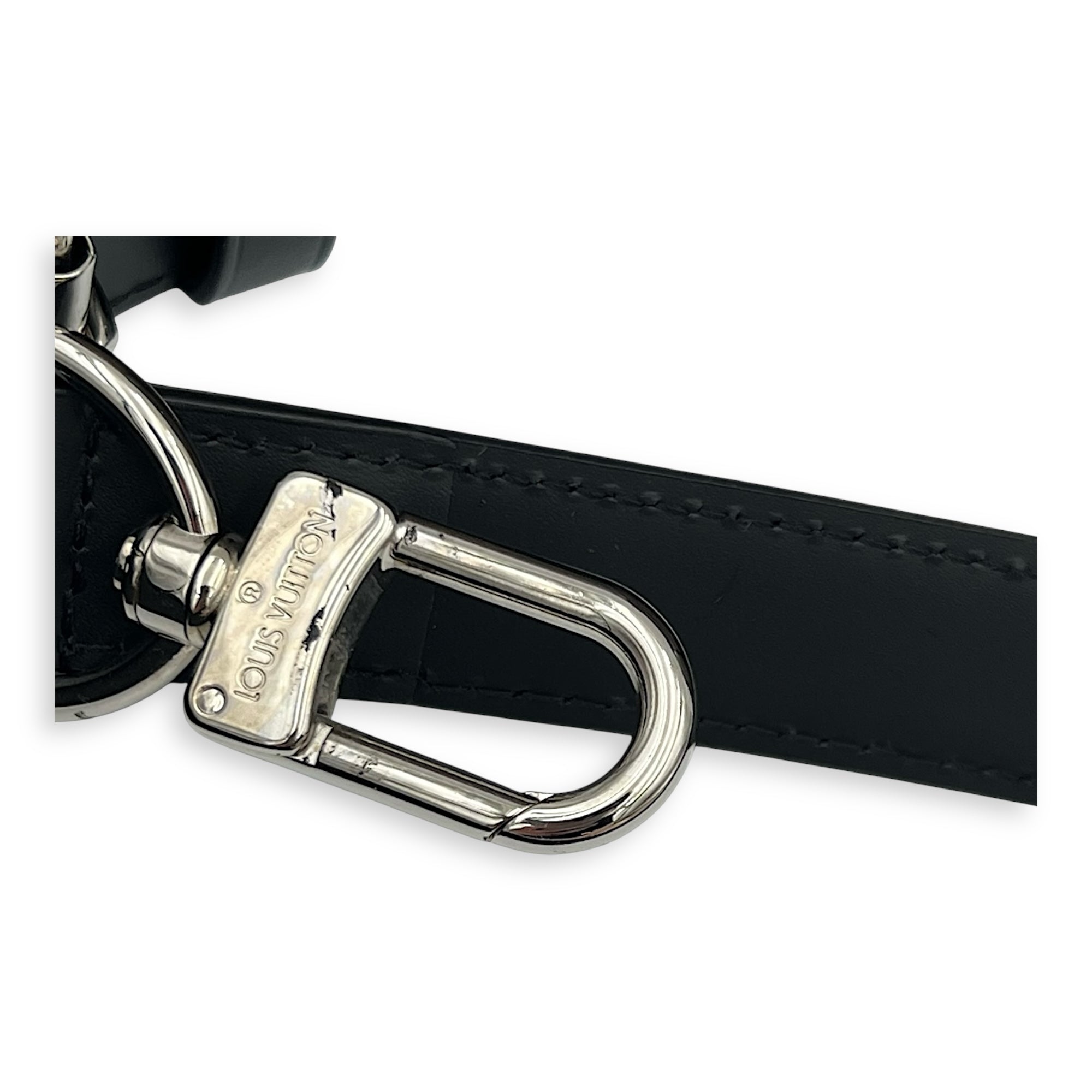 Porte Document Top Handle Bag Brown in Monogram Coated Canvas, Silver hardware - Image 10