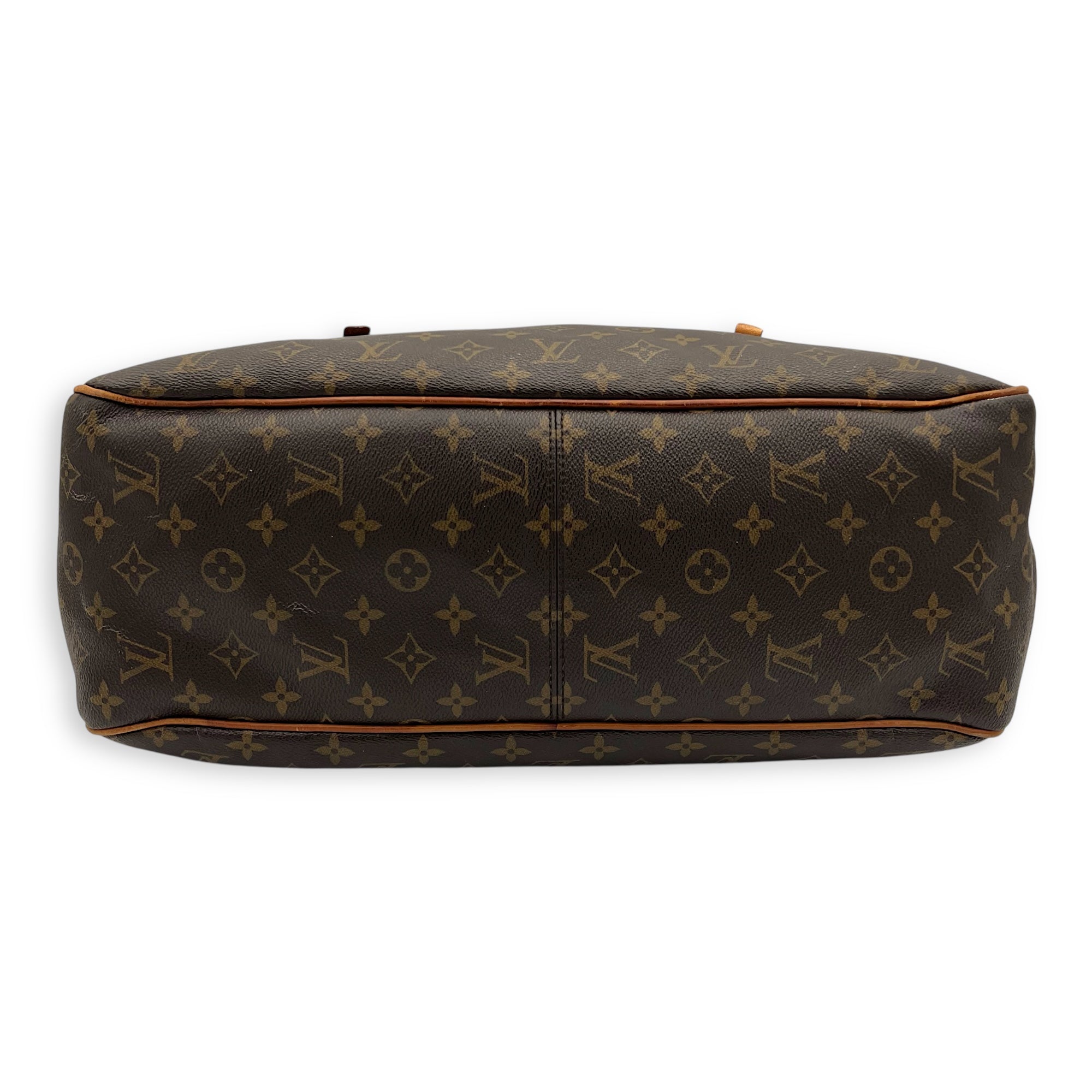 Delightful Shoulder Bag GM Brown in Monogram Coated Canvas, Gold hardware - Image 6