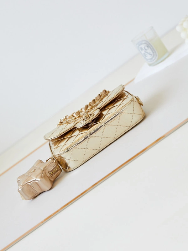 CHANEL MINI FLAP BAG & STAR COIN PURSE Comfortable 116 - Image 7