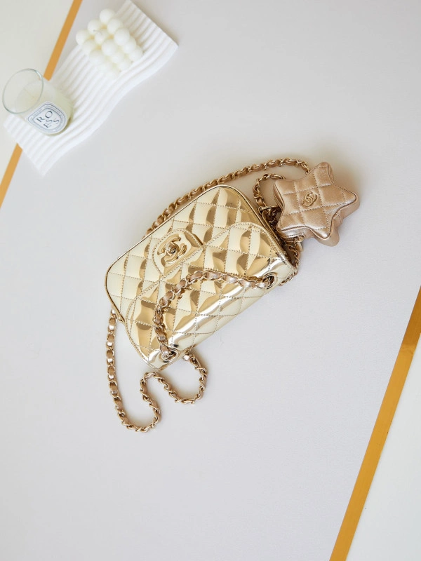 CHANEL MINI FLAP BAG & STAR COIN PURSE Comfortable 116 - Image 8